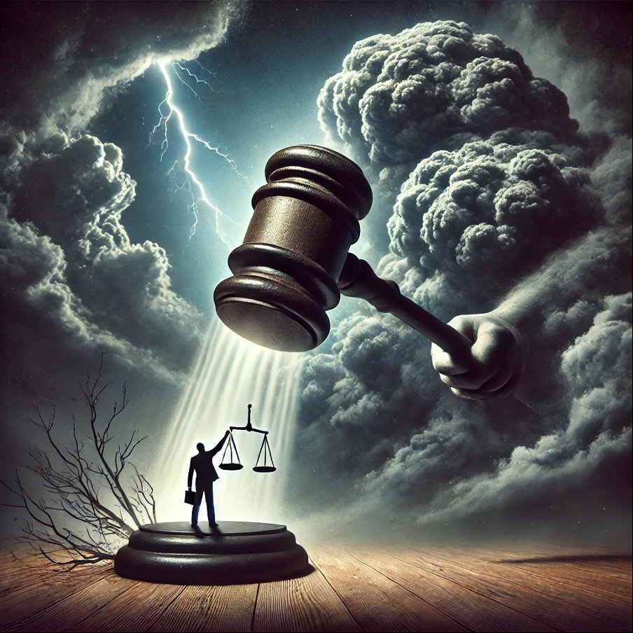 Gavel representing DORA penalties for non-compliance