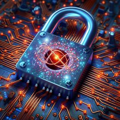 Post-quantum cryptography protecting a padlock against a quantum threat